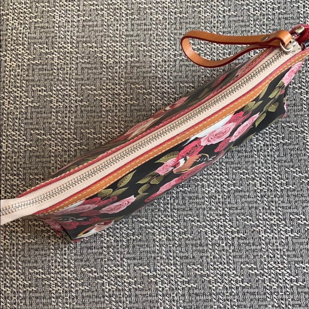 Carvalcanti Floral Rose Pouch Wristlet - Picture 5 of 5